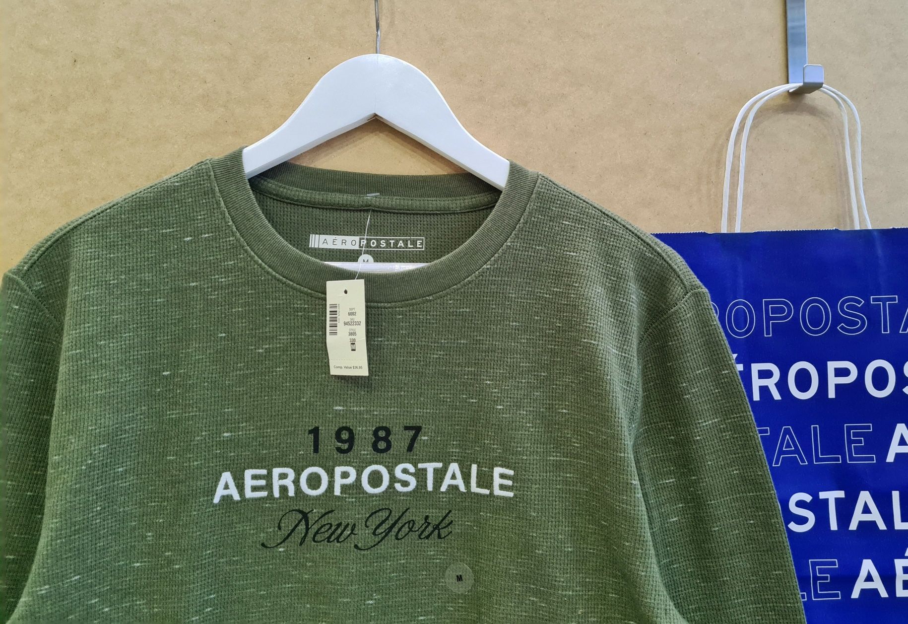 Aeropostale militarna bluza longsleeve z USA M