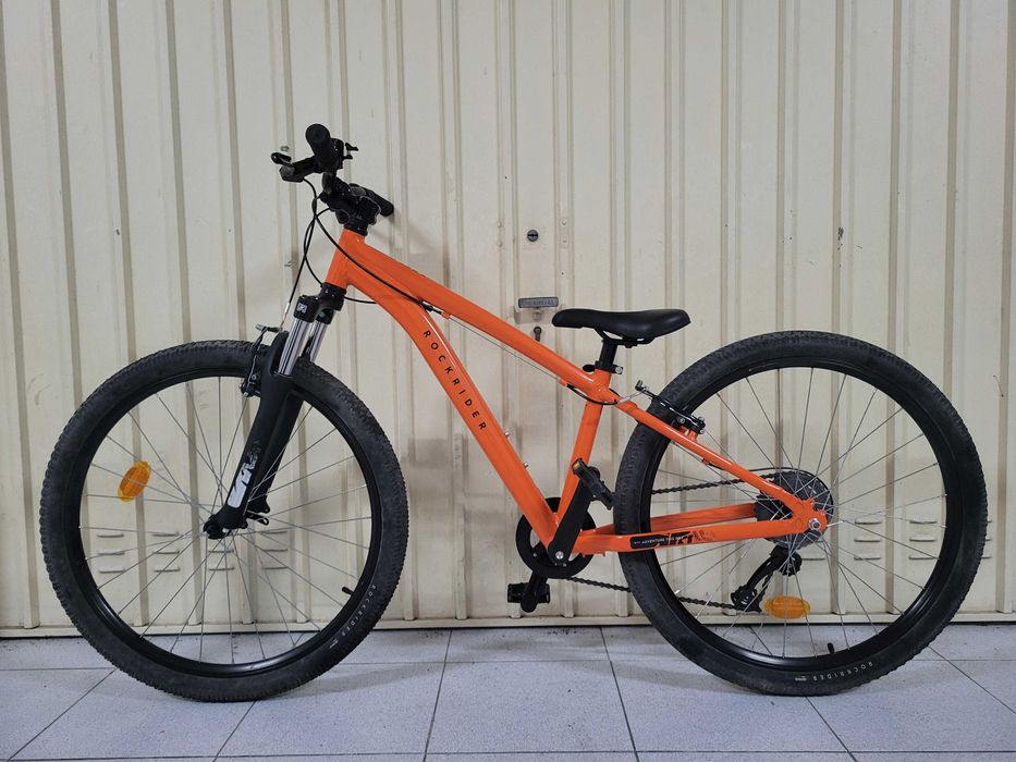 Bicicleta BTT Btwin Rockrider ST500, 26 (laranja)