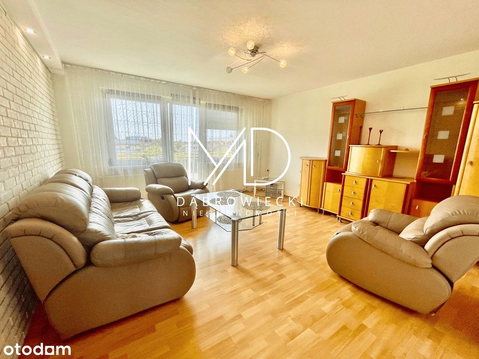 Umeblowane 3Pok.Mieszkanie z Balkonem, Parking, C.O. ul. Paderewskiego