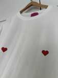 Tshirt marsala serduszka m/l