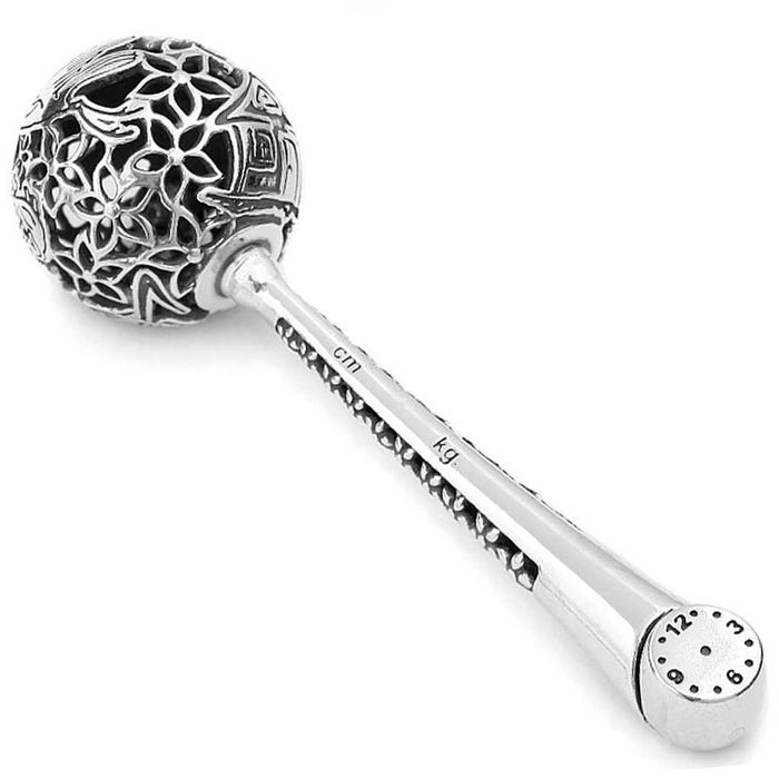 Grzechotka srebrna pr. 925 Chrzest Narodziny Dziecka G22