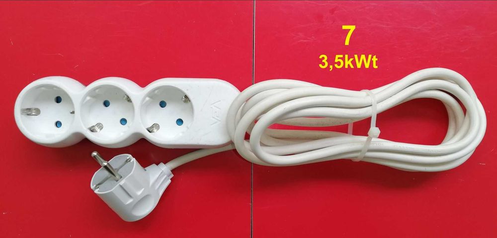 Удлинитель Viko HausMark SVEN OPTIMA PowerCoM 2-3-5-6 гнезд 3,5–1,3kW