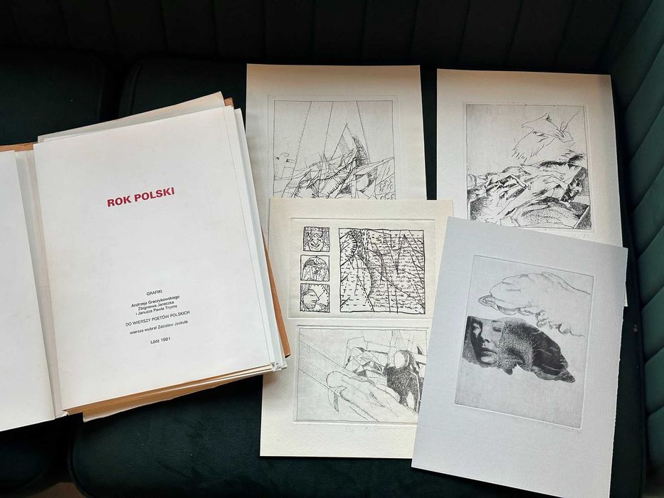 Rok Polski grafiki  Graczykowski  Janeczek Tryzna do wierszy 1981