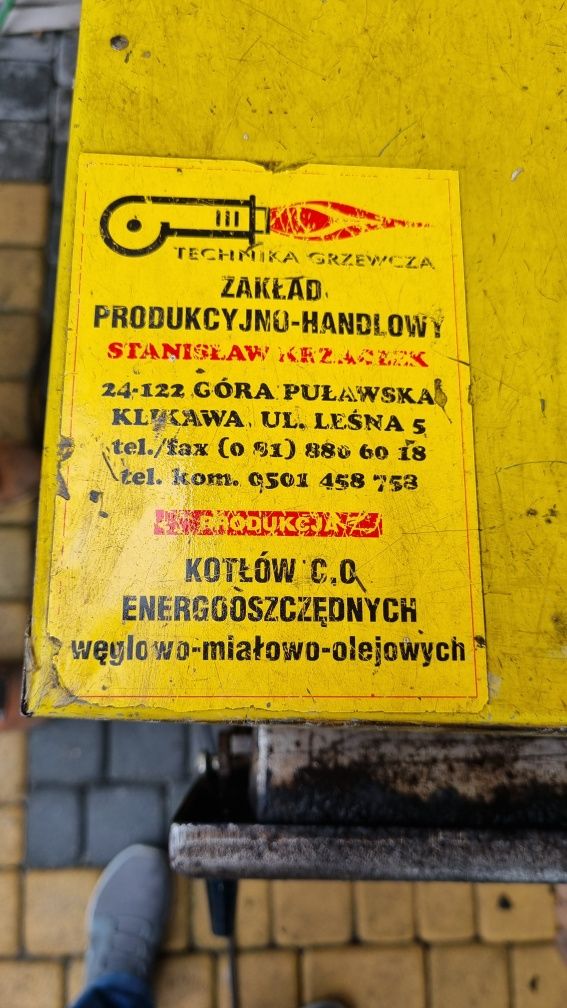 Piec KRZACZEK węglowo-miałowo-olejowy 18Kw