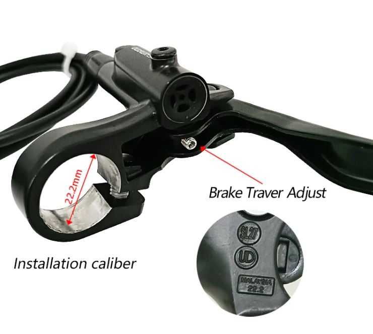 Гідравлічні гальма Shimano mt200 комплект передній+задній, ротора Avid