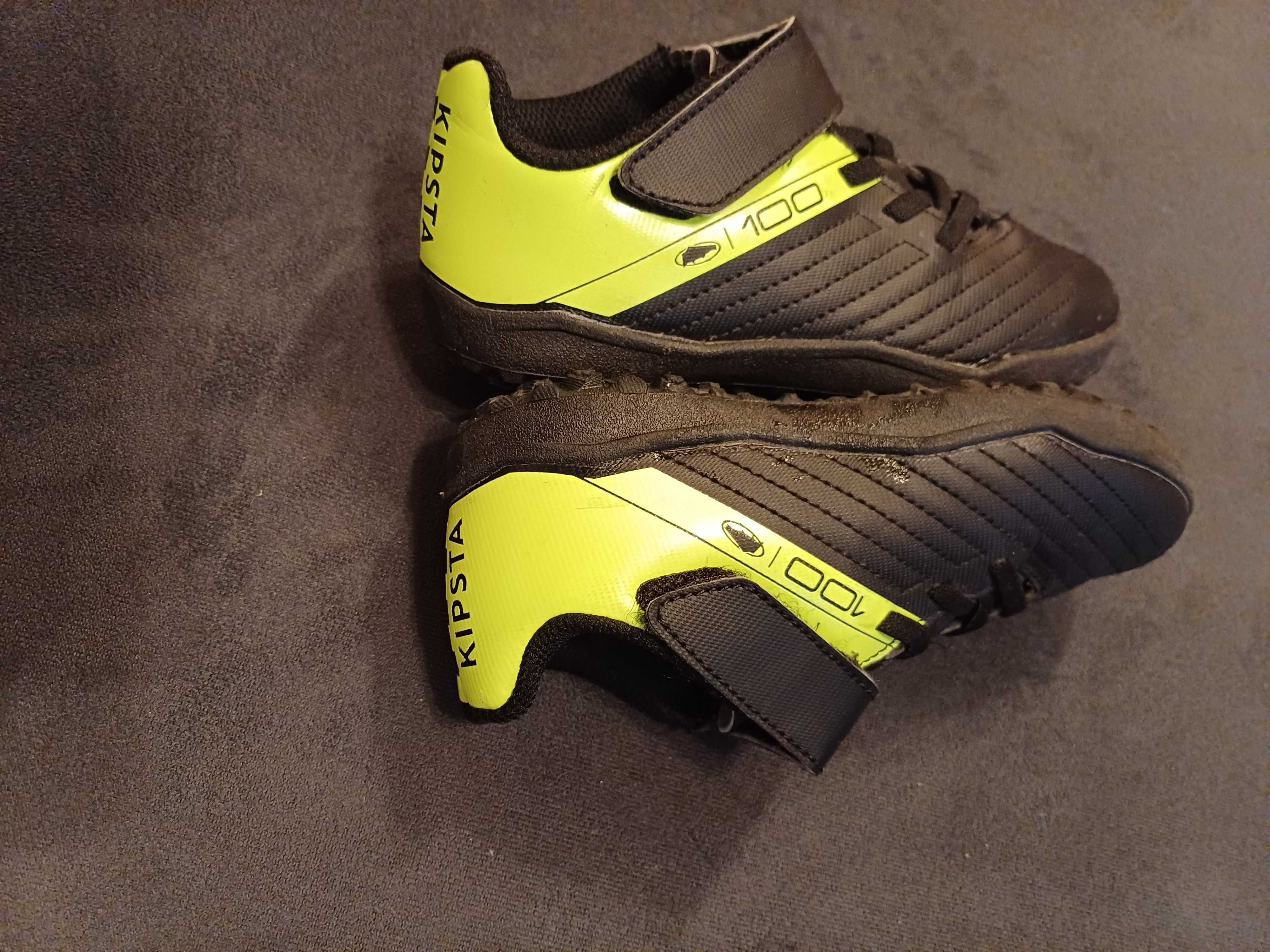 Buty piłkarskie sportowe turfy rozmiar 30 Kipsta na rzepy