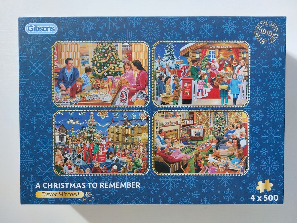 Puzzle Gibsons - A Christmas to Remember 4x500