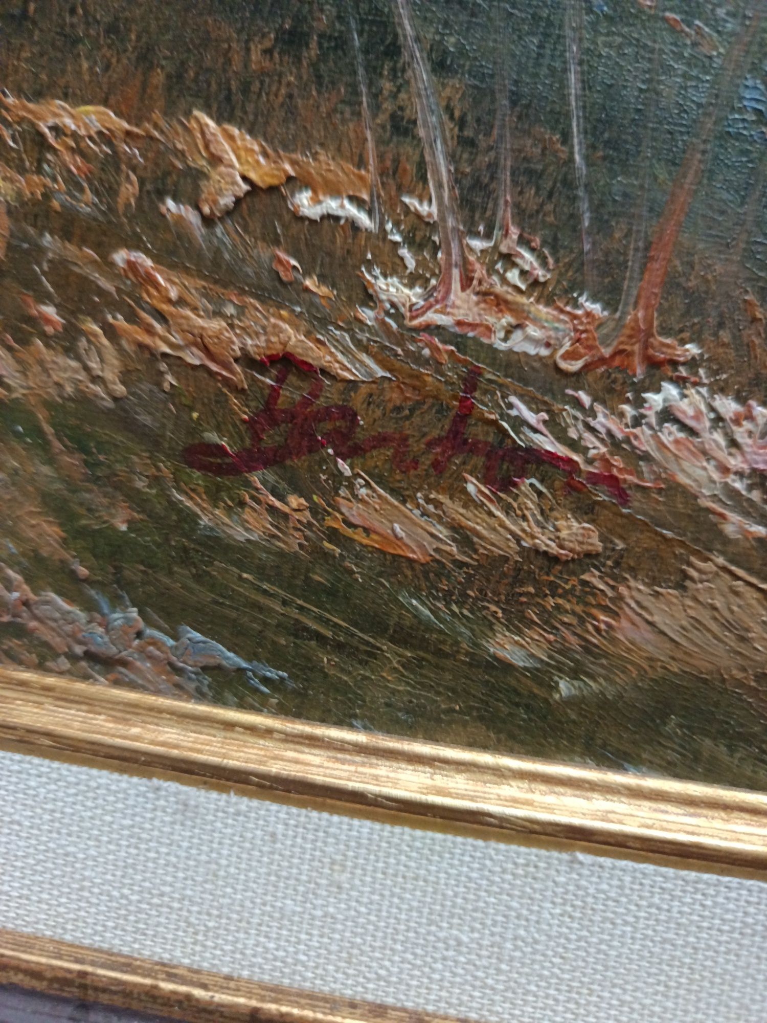 Quadro óleo em tela