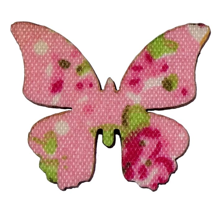 Motylek ozdobny - różowy - opak. 20 szt.. Import