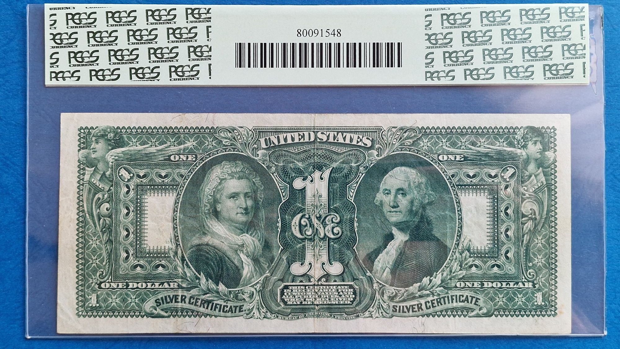 1 dolar 1896 Silver Certificate "Educational" RZADKI!