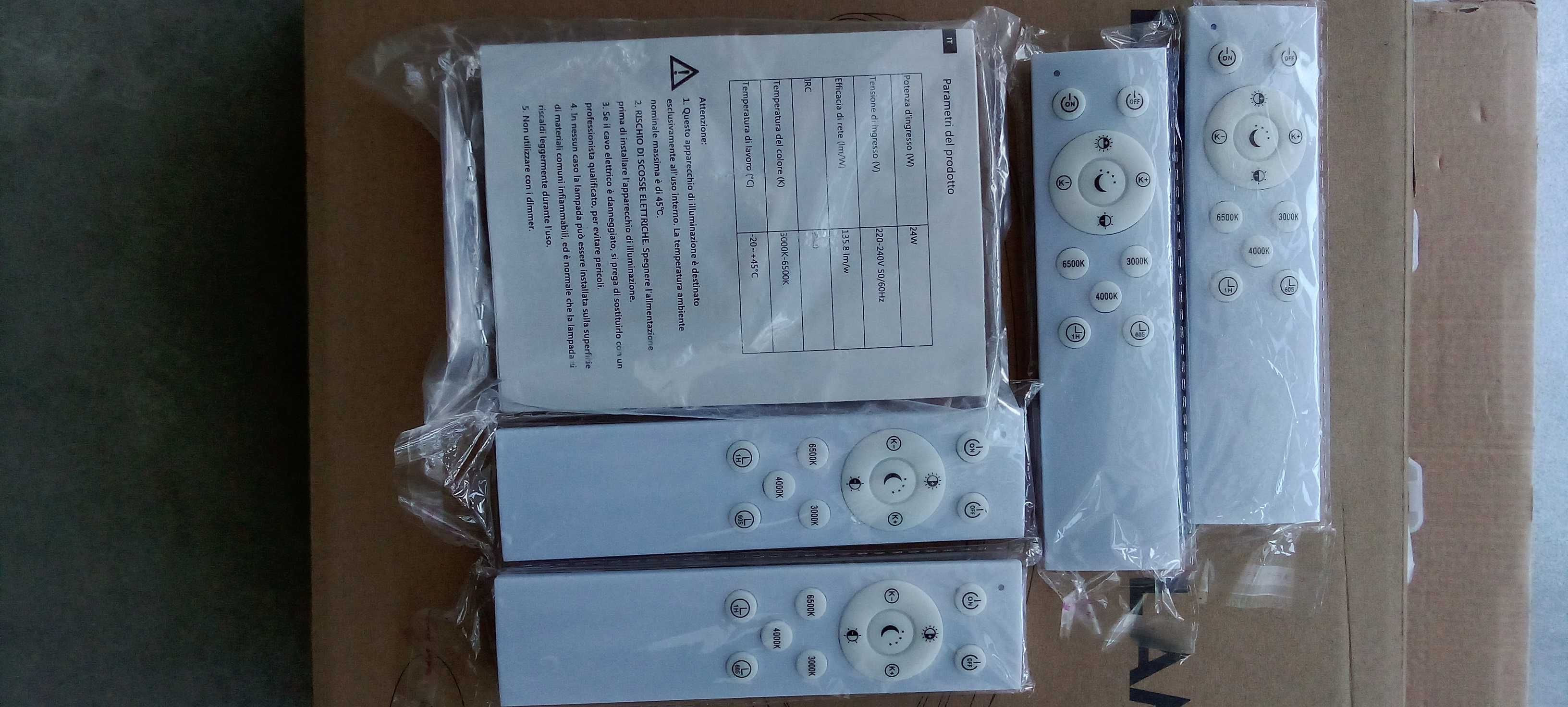 Lampa  LED , okrągła płaska