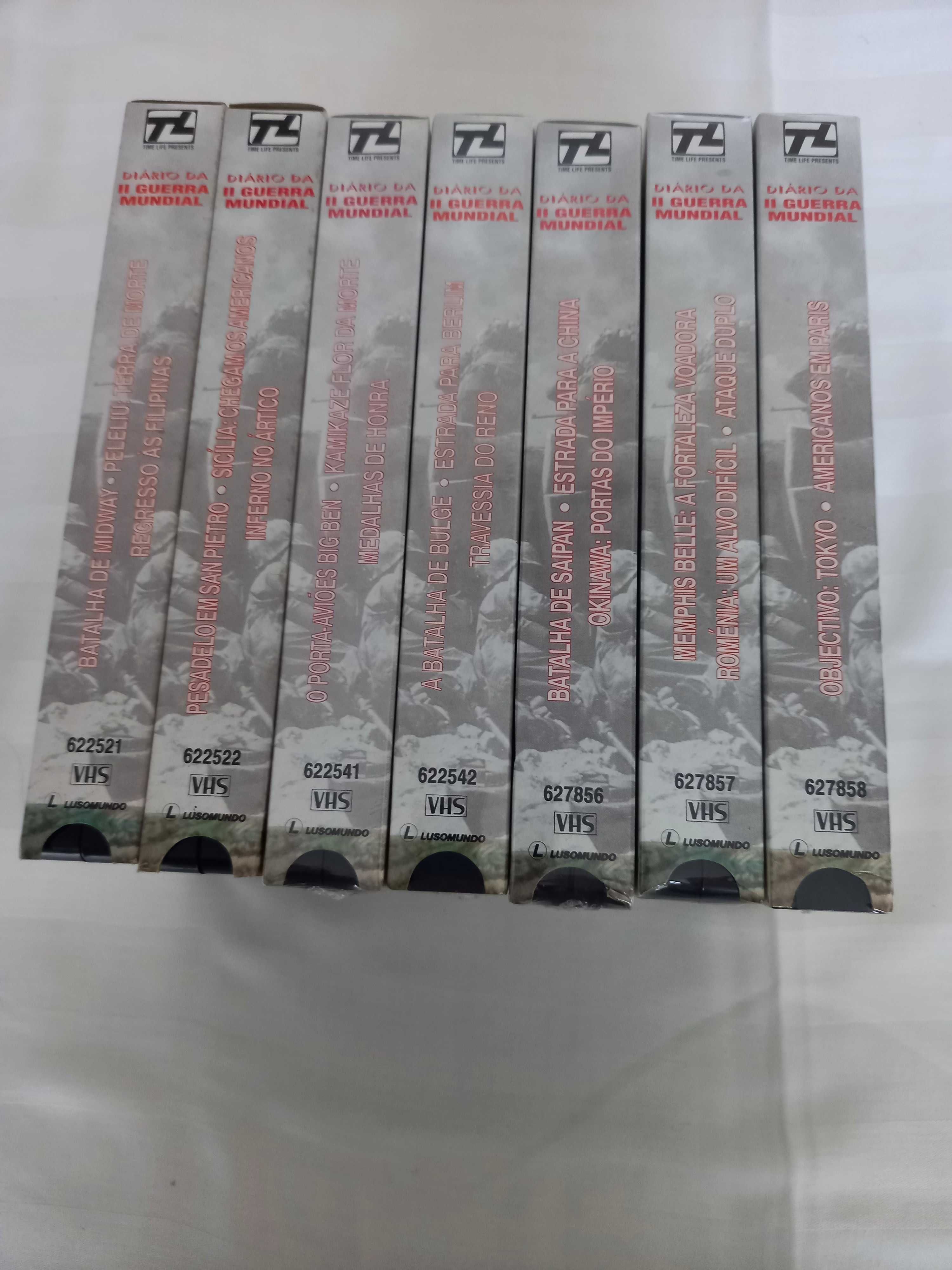 Cassetes VHS Coleção II Guerra Mundial
