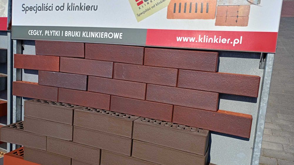 Cegła klinkierowa dziurawka połówka HIT CENOWY Kurier