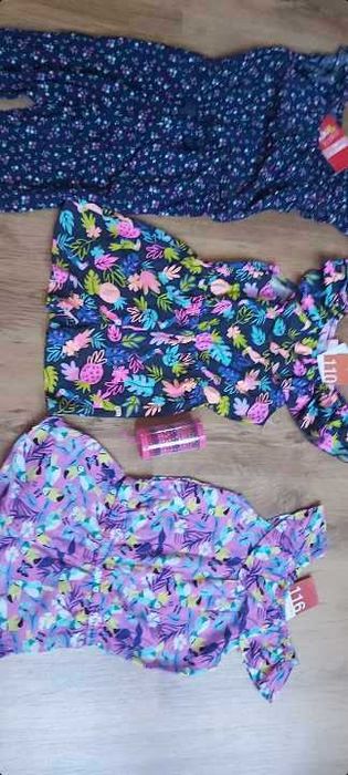 Zestaw nowy  kombinezon dla dziewczynek ok 110-116cm