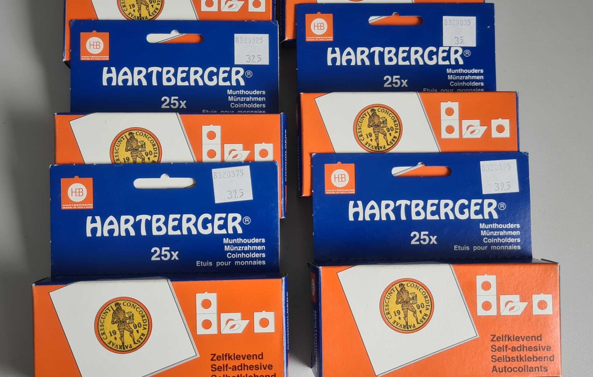 Holdery na monety Hartberger mix 88 sztuk
