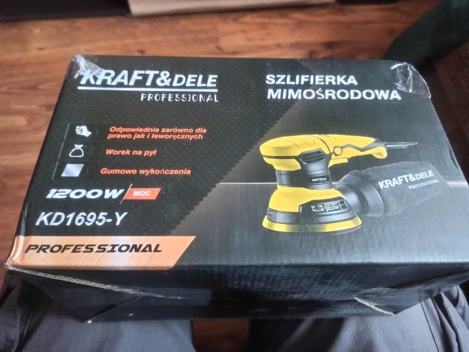 NOWA Szlifierka Oscylacyjna Mimośrodowa Do Drewna Metalu z Regulacją