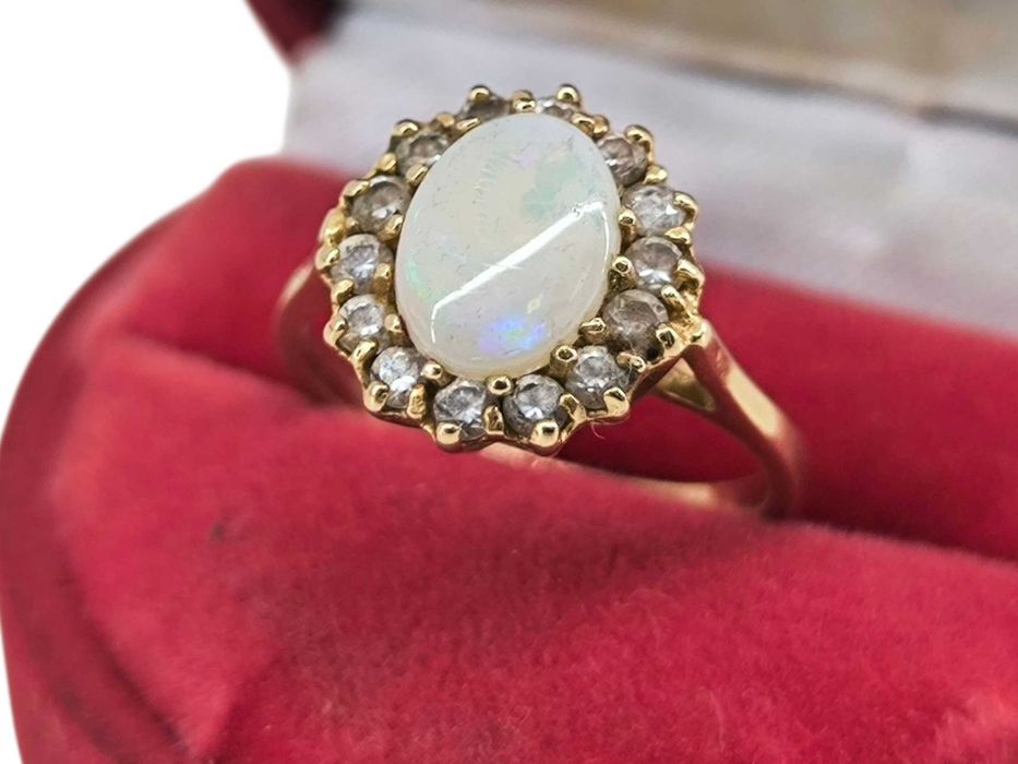 PIĘKNY złoty PIERŚCIONEK z eleganckim oczkiem  2,92G 585