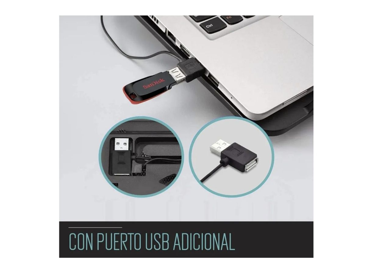 Suporte para portátil até 17' com sistema de refrigeração