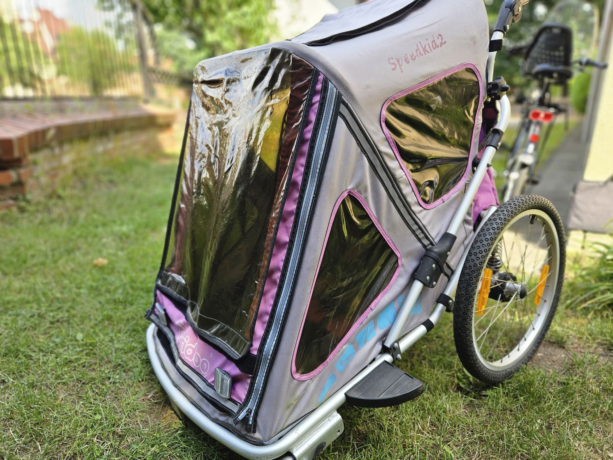 Przyczepka rowerowa Qeridoo 2w1