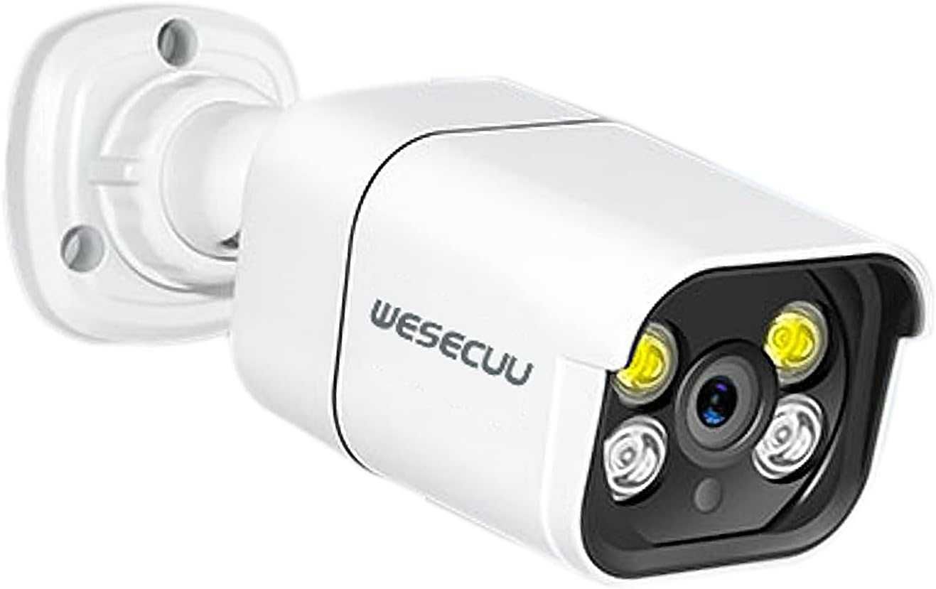 Система відеоспостереження Poe WESECUU 8мп мікрофон, динамік 8мп NVR