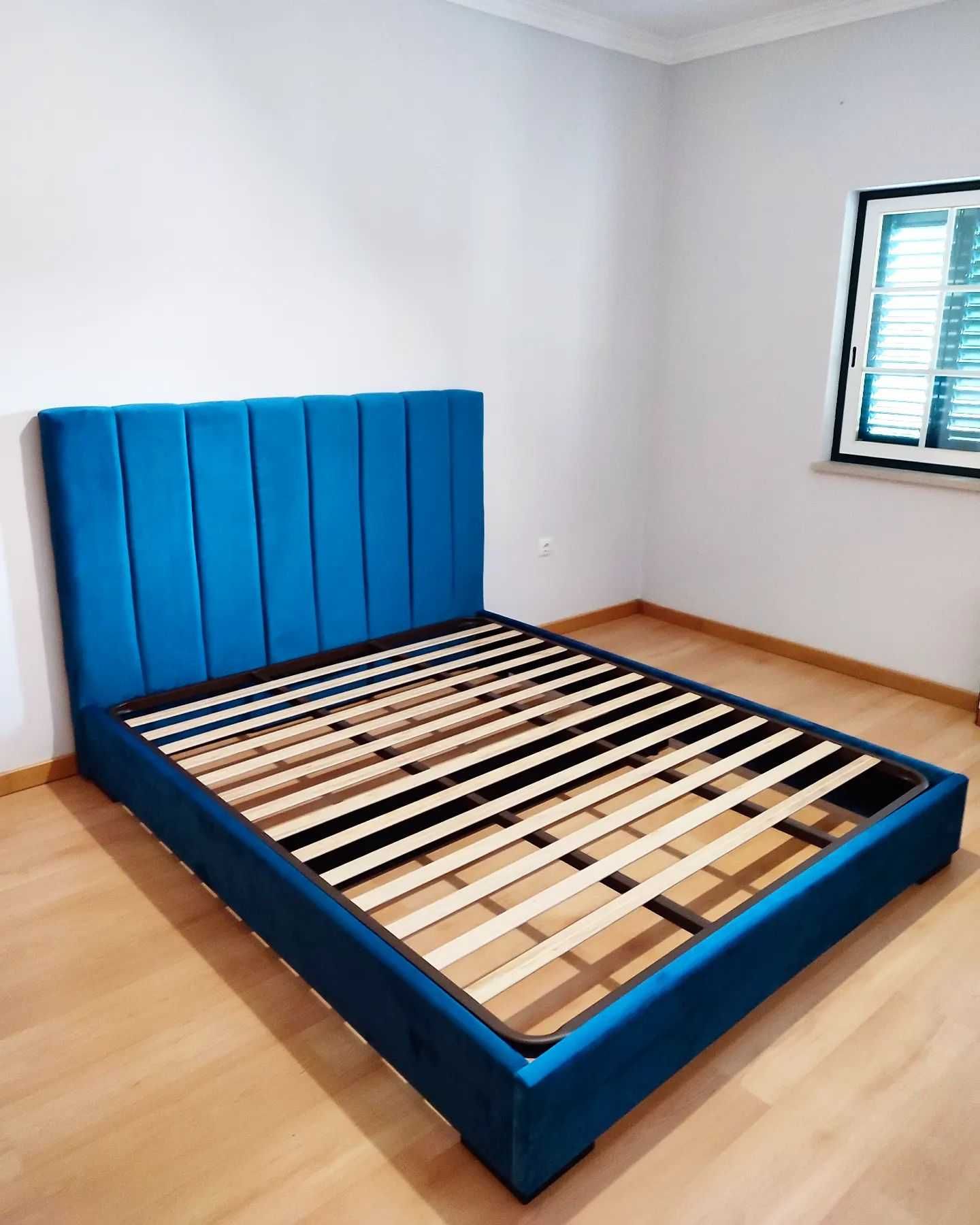 Cama Casal Estofada NOVO - FABRICA