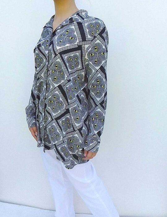 Monki długa swobodna koszula bluzka oversize S M 36 38 NOWA
