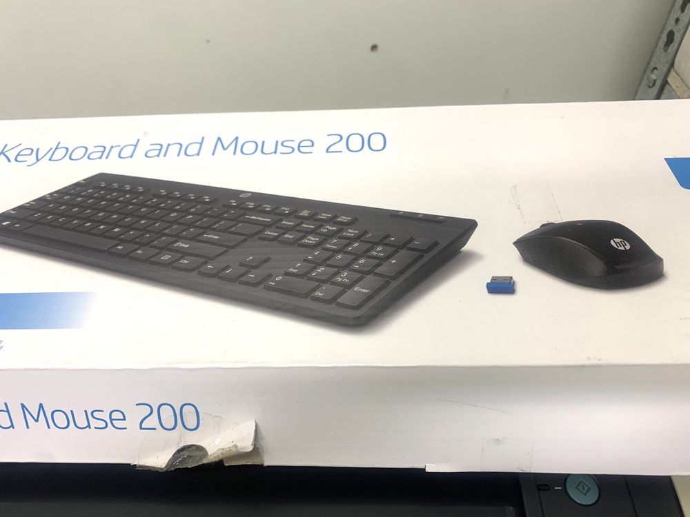 Клавіатура + миша бездротова HP Keyboard & Mouse 200