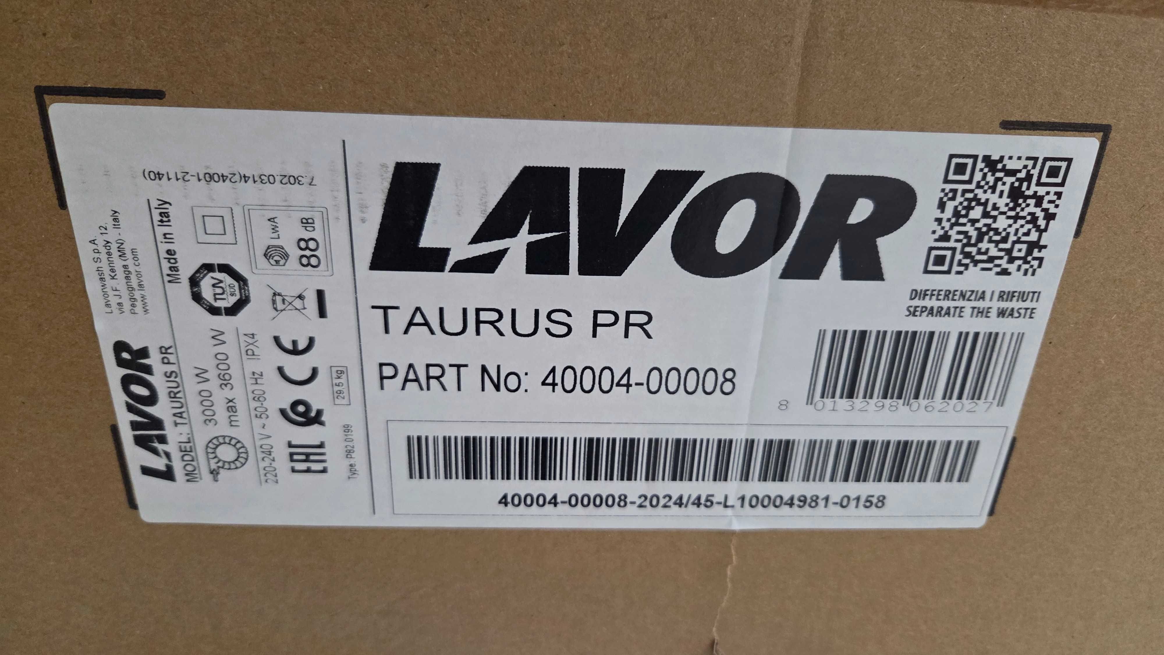 Lavor Taurus PR 3600W 77L Odkurzacz przemysłowy Na mokro/sucho - NOWY