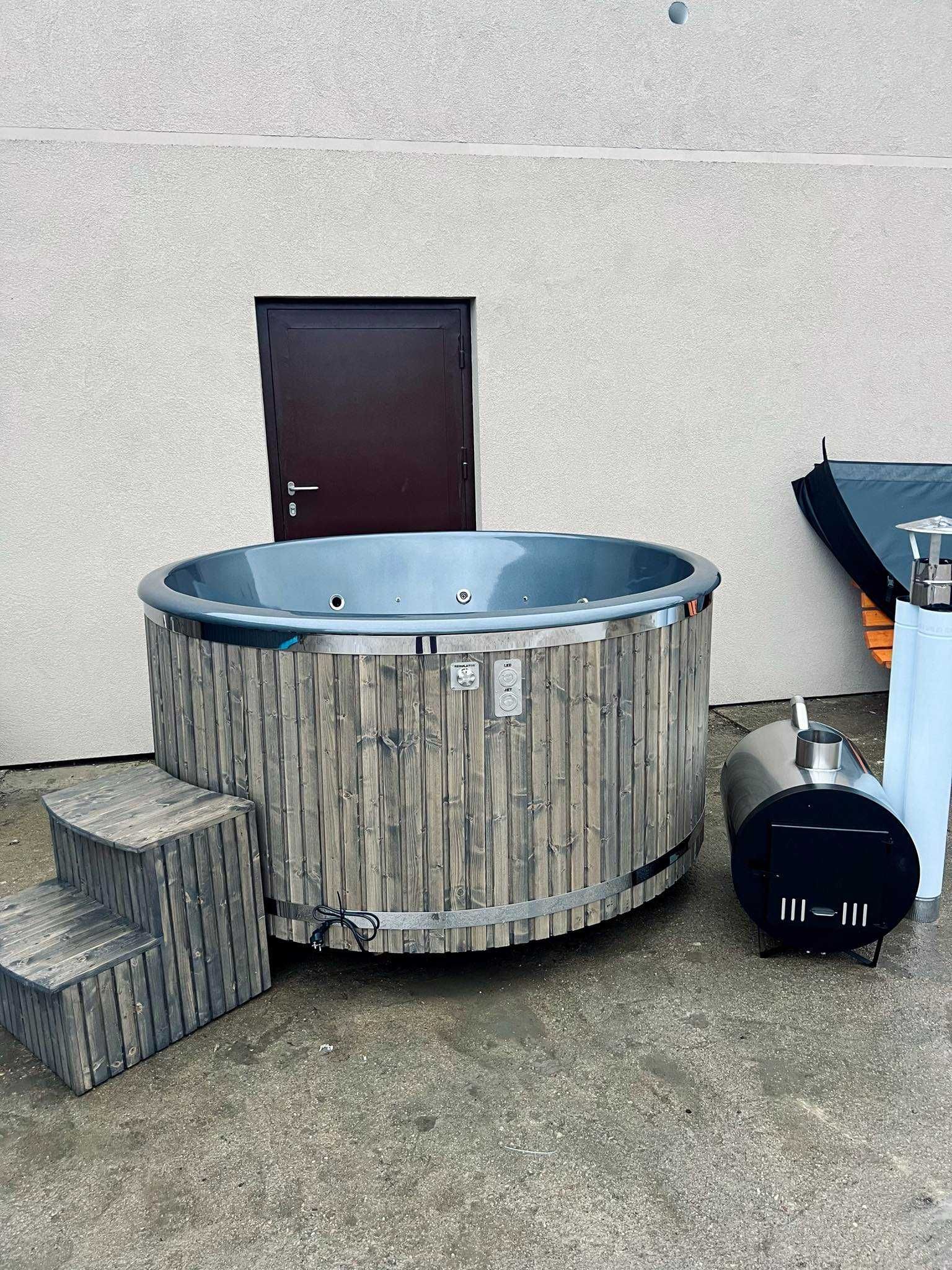 Balia jacuzzi ogrodowe bania sauna relax wanna spa hydrospa