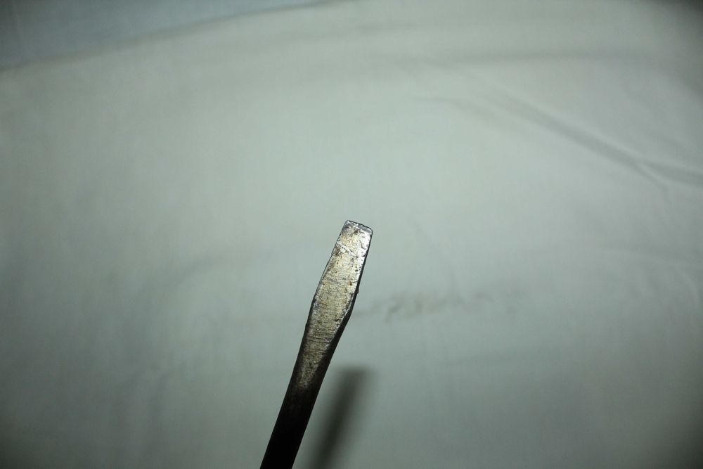 Śrubokręt biały 25 cm czasy PRL