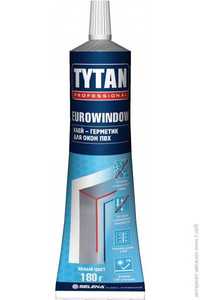 Клей-герметик Tytan Professional для вікон ПВХ 180 г білий