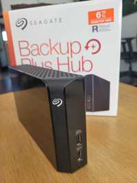 Dysk zewnętrzny Seagate 6TB USB Backup Plus Hub