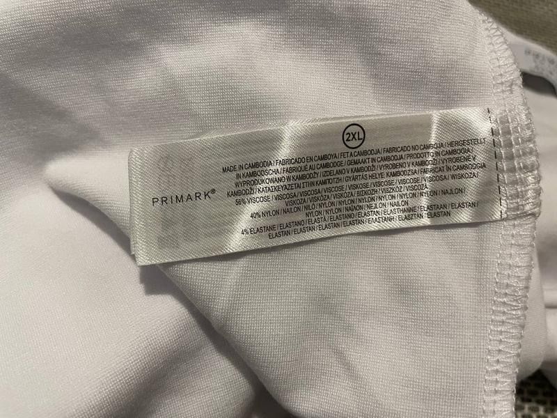 Біла футболка 2хл Primark