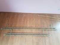 Karnisz Mosiądz podwójny 160-200 cm