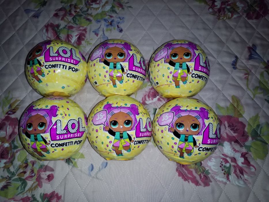 LOL's Confetti Pop, Glitter,Lil Sisters e Pets NOVAS