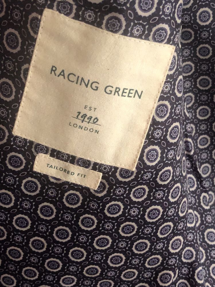 Розпоодаж Піджак чоловічий Льон Racing Green р 50
