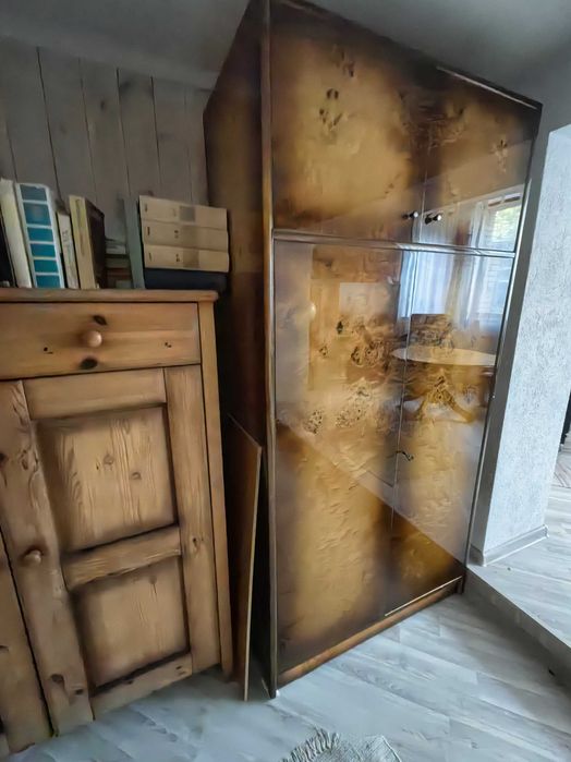 Meblościanka, Swarzędz, 87r, fornir wysoki połysk