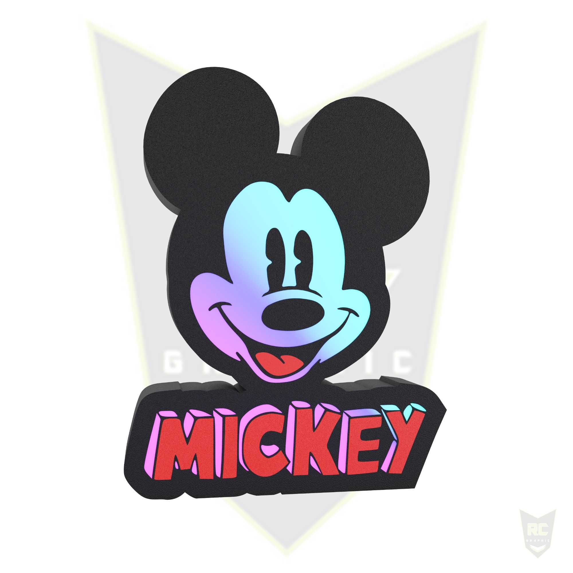 Mickey - Luminária Personalizada