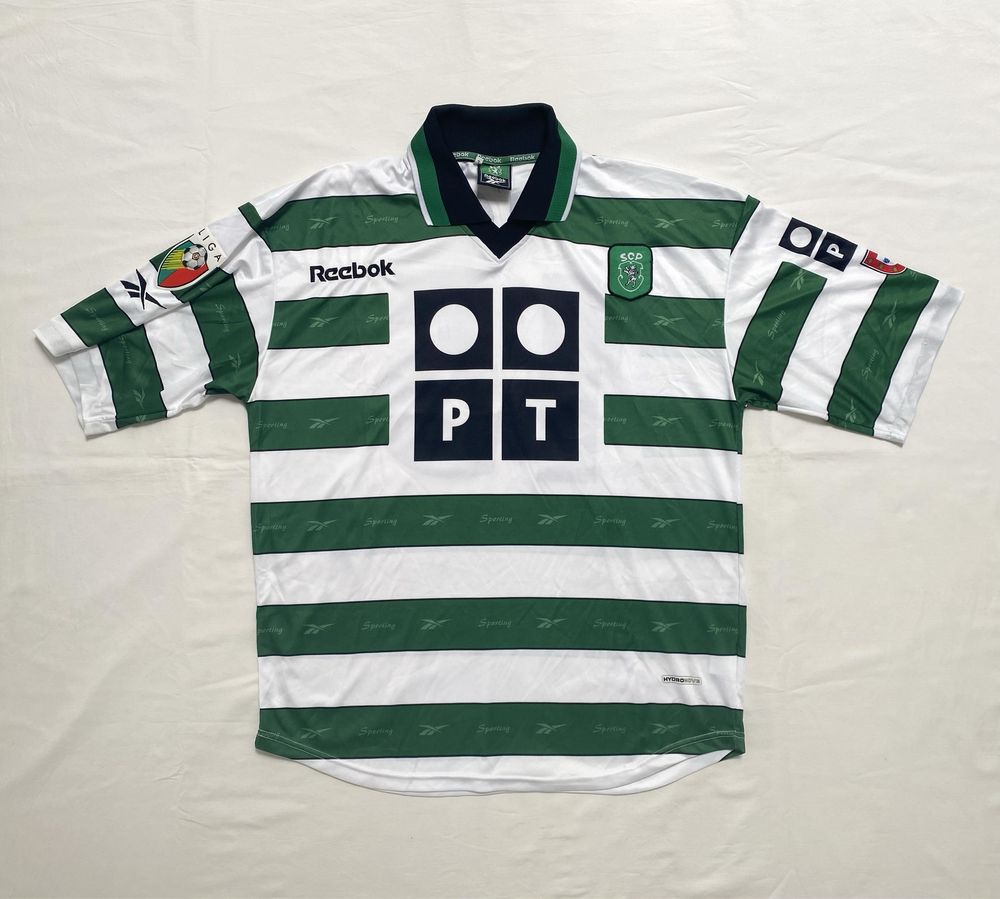 Camisola de jogo Sporting SCP Hugo Reebok 2002/03