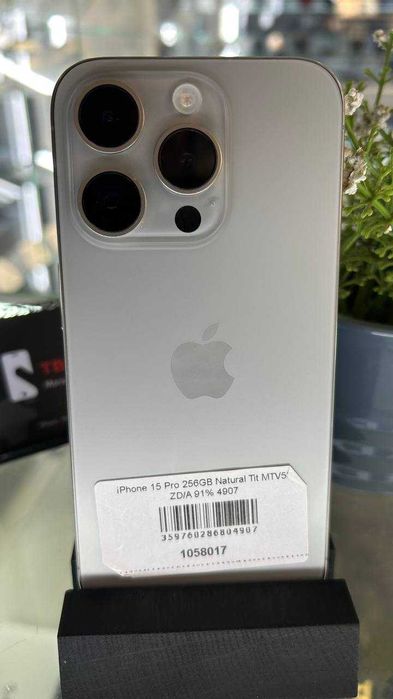 Apple iPhone 15 Pro Neverlock 256GB АКБ 91% Магазин | Гарантія