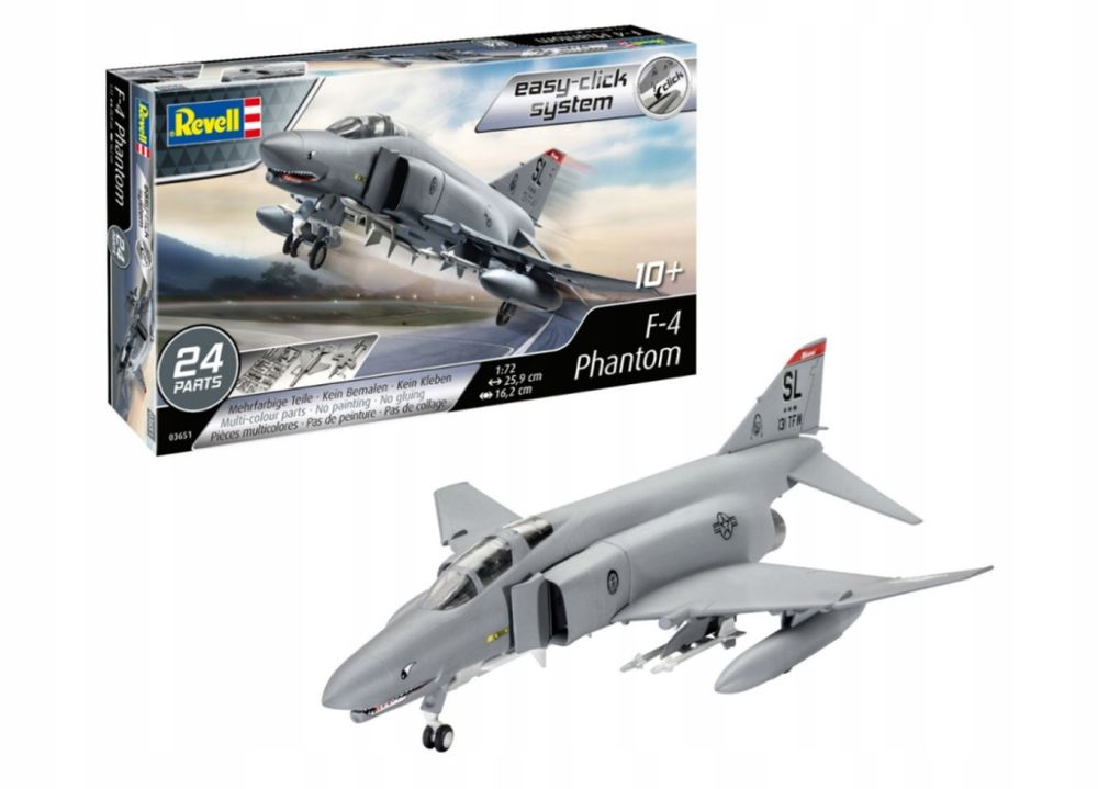 Model do sklejania Revell 03651 SAMOLOT EASY-CLICK F-4E PHANTOM