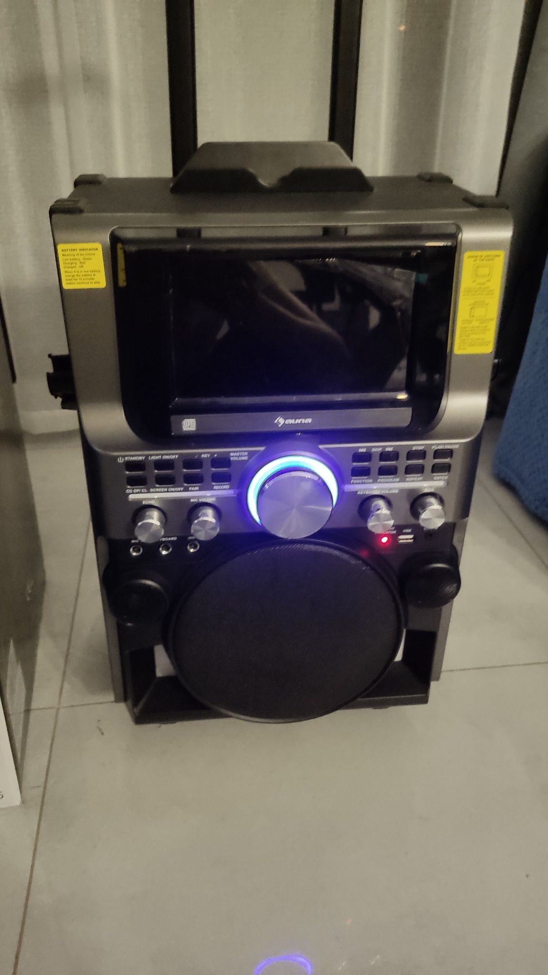 Głośnik Auna karaoke Anlage