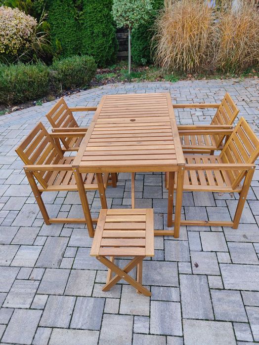 Meble ogrodowe drewniane IKEA NAMMARO komplet