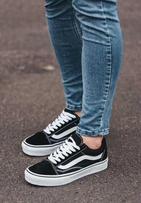 Кеды Vans Old Skool Classic Black White 36-45 ванс олд скул ТОП Весны