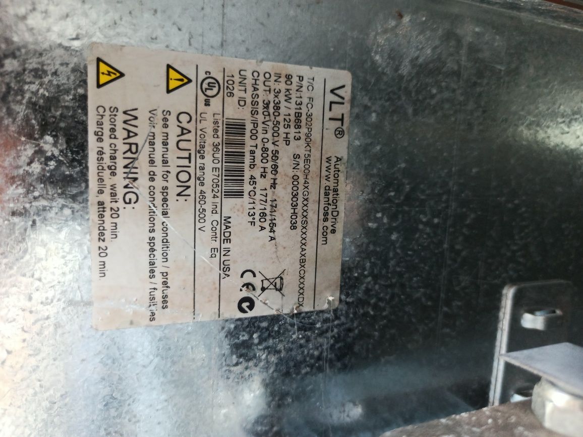 Частотний перетворювач, Danfoss  FC-302P90KT5E00H4xg,частотник