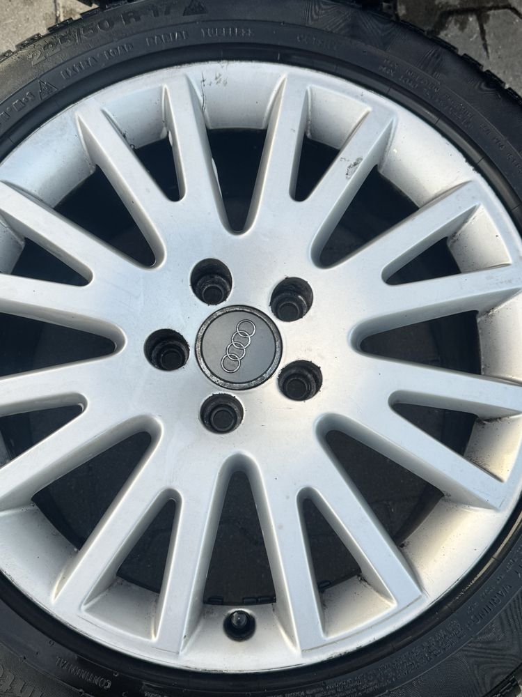 Felgi 5x112 od audi. 225/50 R17 w dobrym stanie