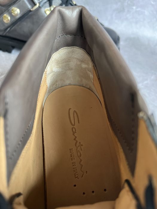 Santoni premium ботинки мужские в наличии размер 41 и 41.5