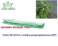 Gotowa Folia na stelaż tunelu ogrodniczego 2x3m. ZIELONA