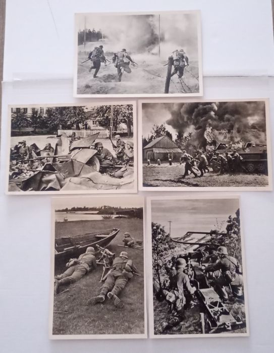 Militaria de Trincheira Werhmatch Postais propaganda