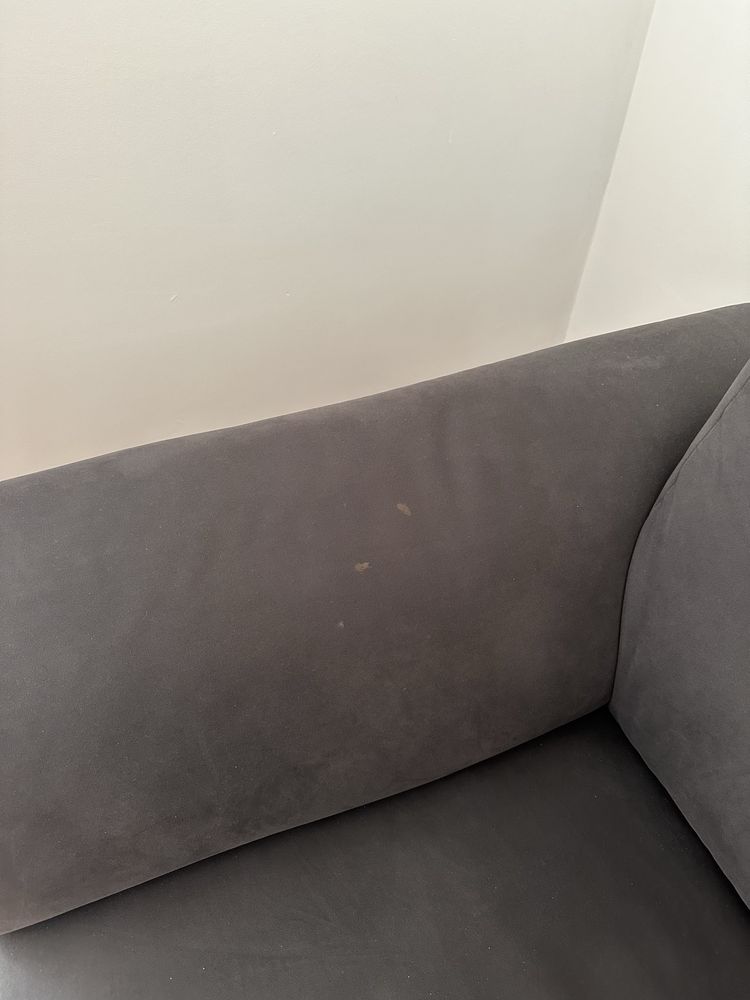 Sofa de 3 lugares cinzento IKEA